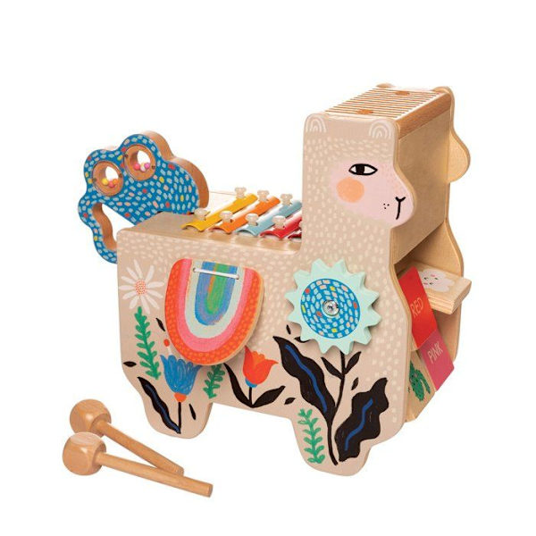 Manhattan Toy - Lili Lama puinen musiikkilelu Beige