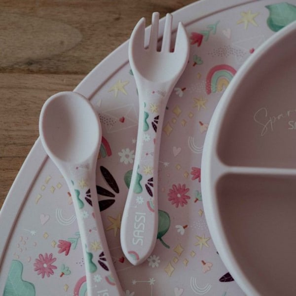 Silicone-pöytäliina Eläimet YKSISARVIKAS rosa