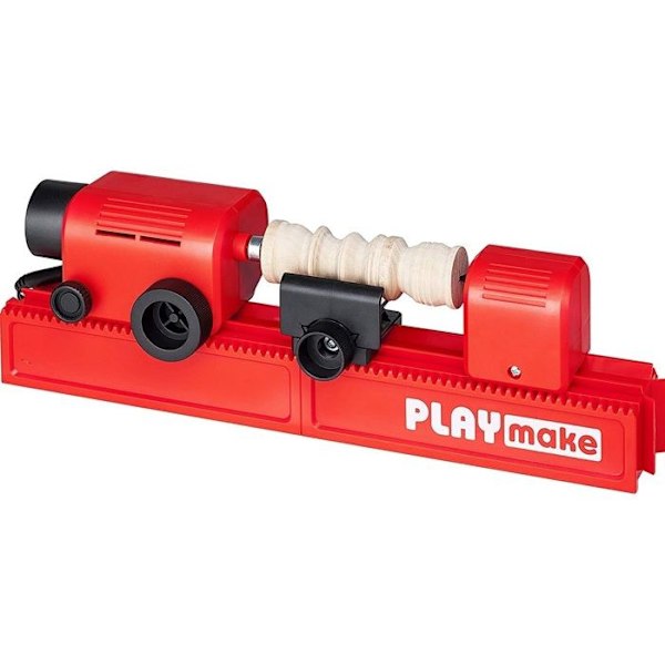 The Cool Tool - PLAYmake 4 in 1 Woodworking Workshop Röd