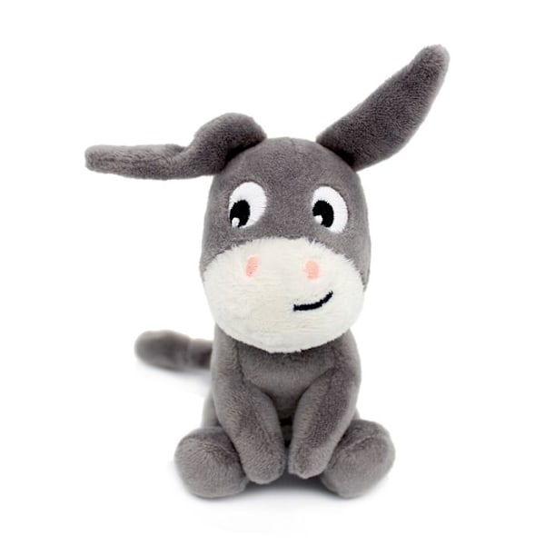 Plyschåsnäcka - Déglingos - Poitou - 25 cm - Gömda baby - Återvunnen polyester Grå