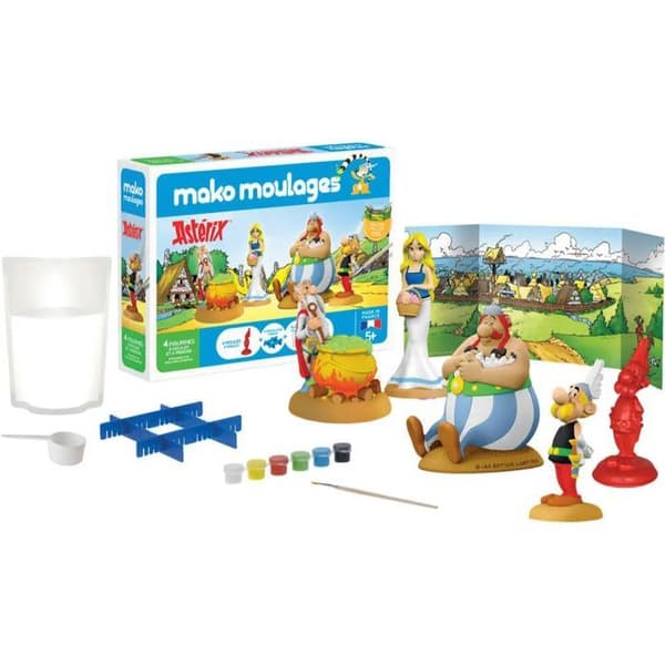 Mako Moulages - Astérix Sæt - 4 forme Flerfärgad