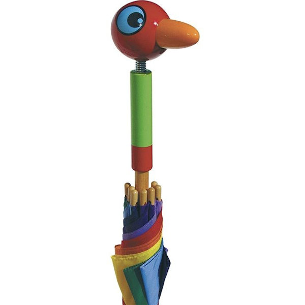 Island Bird Paraply Röd