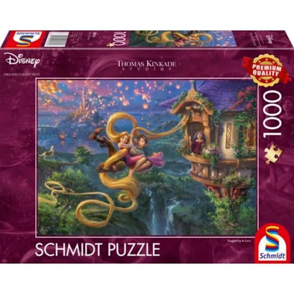 Pussel 1000 bitar Rapunzel - Lila