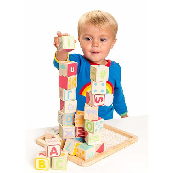 Le Toy Van Petilou ABC träklossar