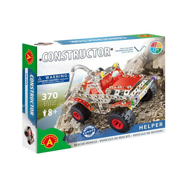 Alexander Toys - Constructor Helper - Räddningsfordon Röd