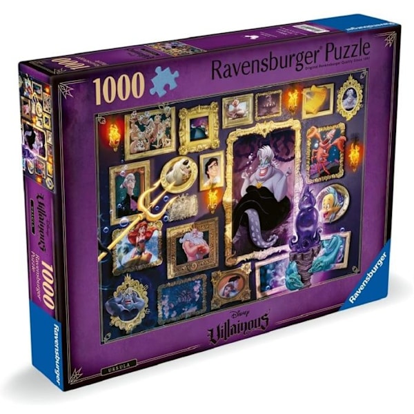 Ravensburger Disney Pahanlainelisiä - 1000 palaa Svart