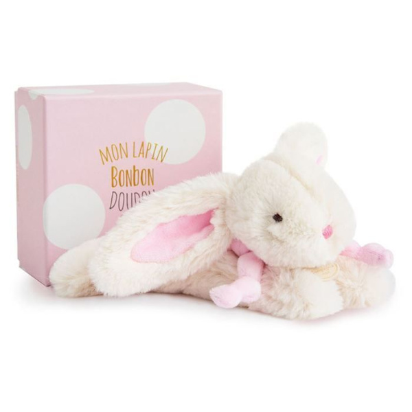 Doudou ja Yhtiö - Bonbon Jänis - Bonbon Jänis Vaaleanpunainen 20cm Flerfärgad