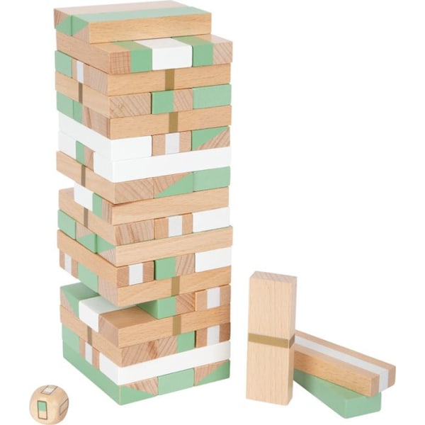 Liten fotsällskap - Wobbly tower Gold Edition - LEGLER Beige