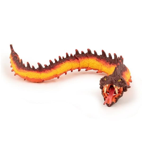 Papo - Figur föreställande Basilisk eldorm Apelsin