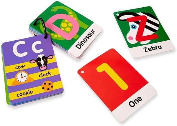 Melissa & Doug - Gigantisk ABC-123 tæppe Röd