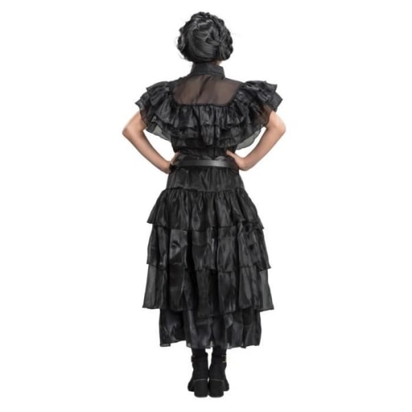 Svart balklänning för tjejer - CHAKS - onsdag - Halloween - 11/12 år 152cm