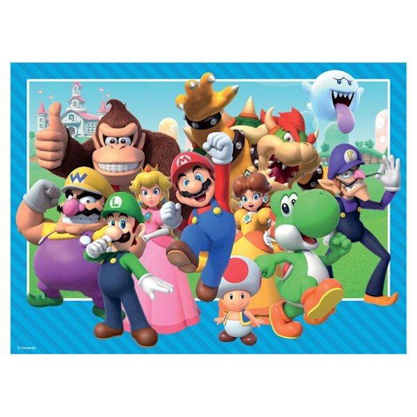 Pussel 100 bitar XXL: Super Mario: Låt oss gå!