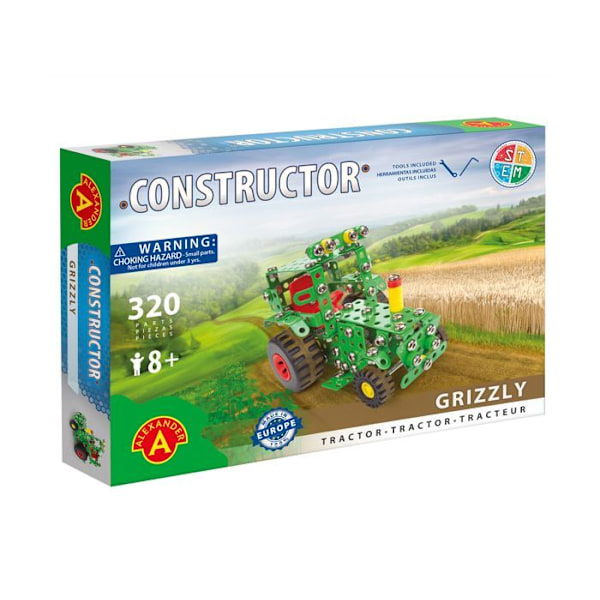 Alexander Toys - Constructor Grizzly - Traktor Grön