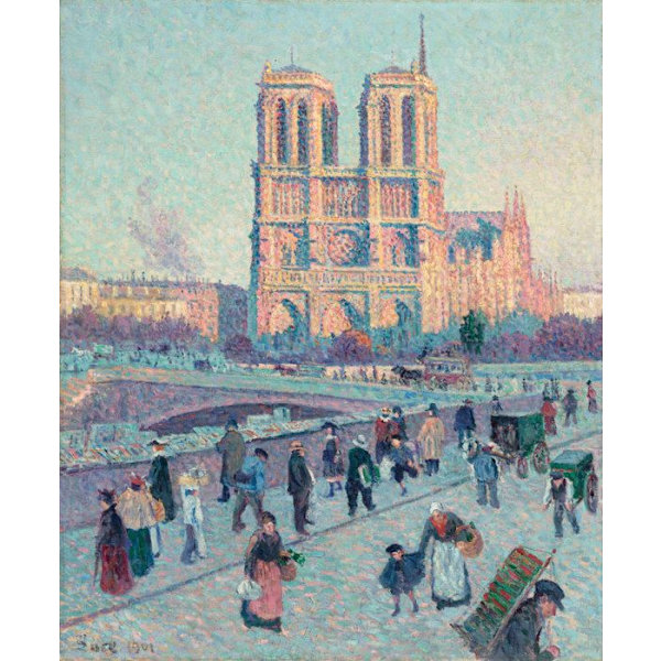 Träpussel 250 bitar MAXIMILIEN LUCE NOTRE DAME - Bilder och målningar - PMW Flerfärgad
