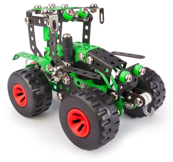 konstruktør traktor Grönt, svart och rött