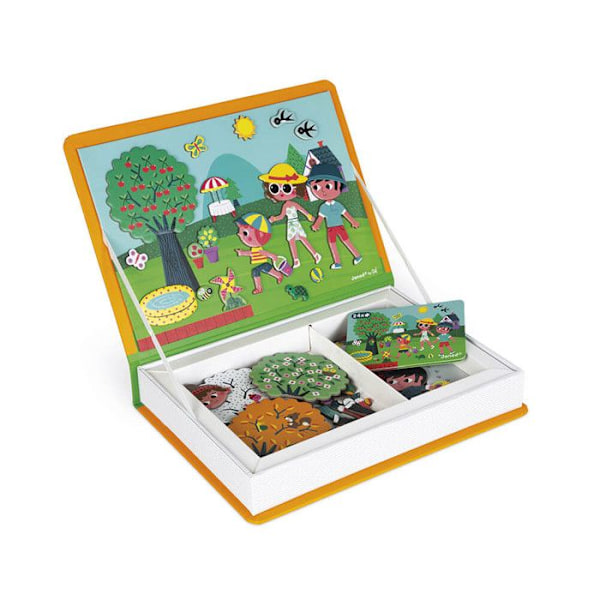 Magnetisk pedagogisk spel - JANOD - Magnéti'book 4 säsonger - Orange - Inomhus - 20 min orange