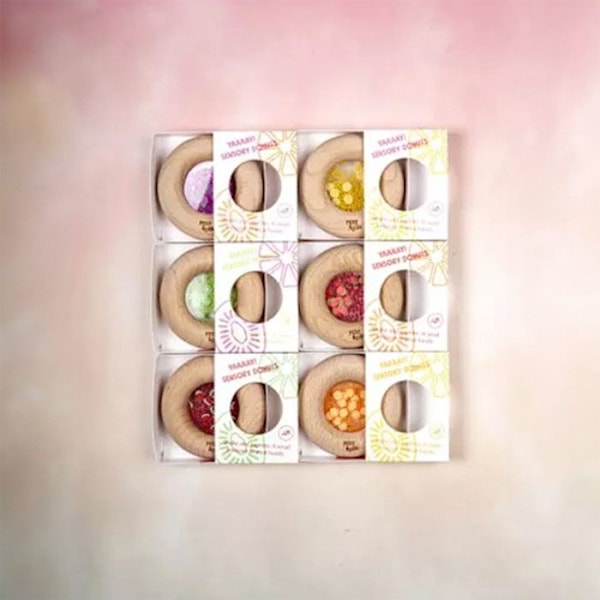 Petit Boum - Donut sensorisk Vattenmeloner - COOL KIDS PROJECT Röd