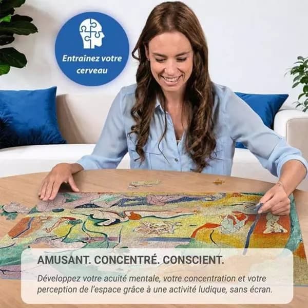 Ravensburger - Palapeli Elämän ilo Henri Matisse 1000 kpl Vit
