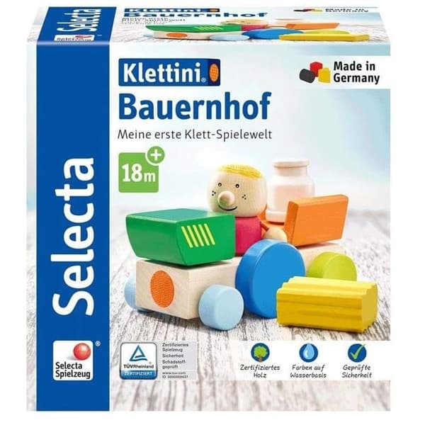 Osoitepeli SELECTA - Malli 62076 - 8 osaa - Sisätilat - Lapsi Grøn