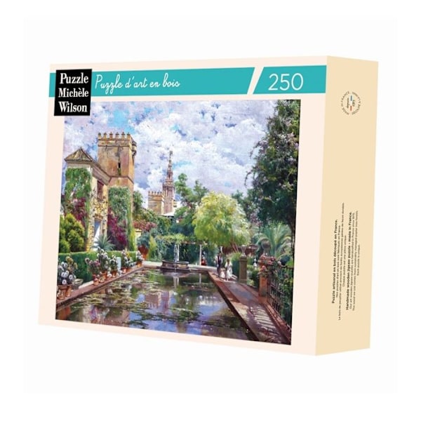 Pussel Michèle Wilson - Basin of the Alcazar of Rodriguez - WILSON JEUX Flerfärgad