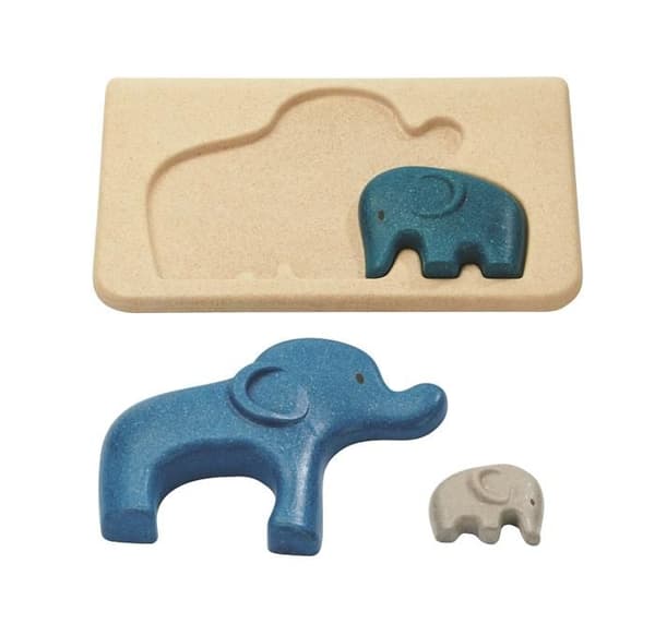 Puzzle Elefant - PLAN TOYS - Til børn fra 4 år - 2 års garanti