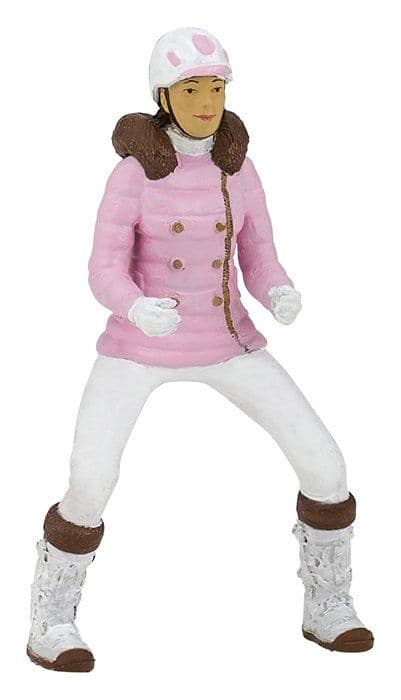 Papo - Figurine Rytter Mode vinter Flerfärgad