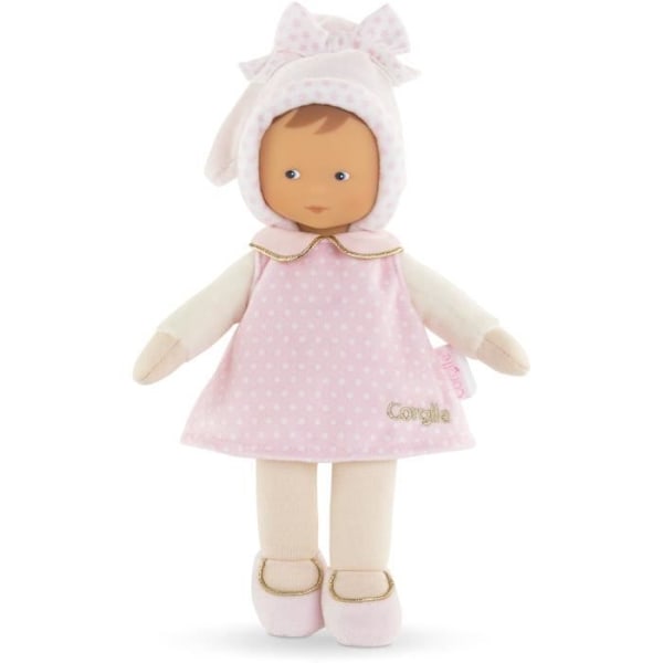 Täcke - COROLLE - Miss Rêves d'Étoiles - 25 cm - vaniljdoft - från födseln Rosa
