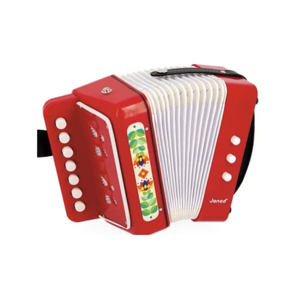 Gioia - Harmonikka - Soitin - JANOD - J07654 - Punainen - Alkaen 3 vuotta