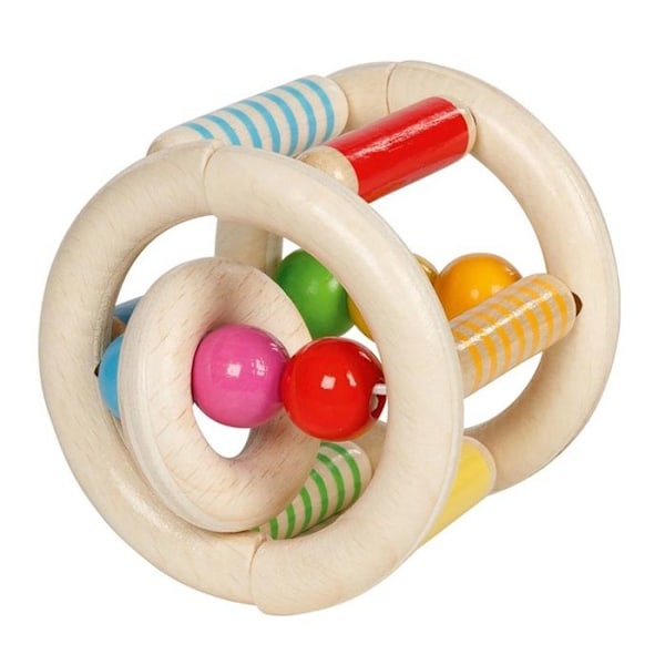 Lärande spel - Goki Flexibel rangle att rulla - Trä - Vit - Blandad Naturlig