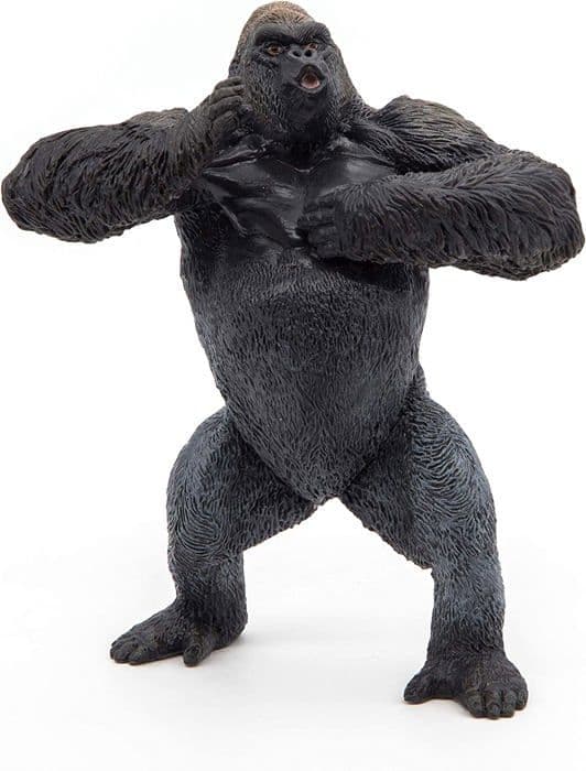 Papo - Figurine Bjerggorilla Grå, svart och brun