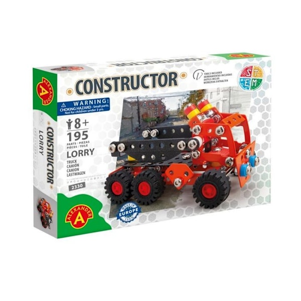 Alexander Toys - Constructor Lastbil - Lastbil Röd