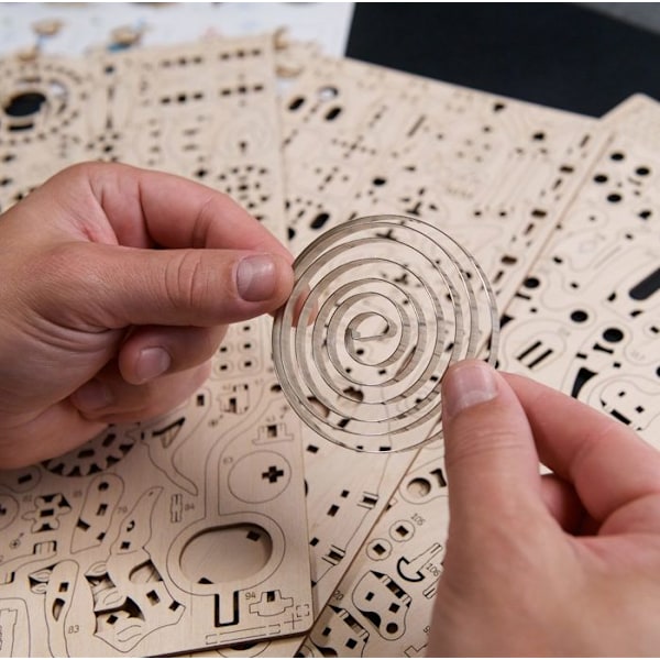 Stegosaurus - Ugears - 3D träpussel Beige