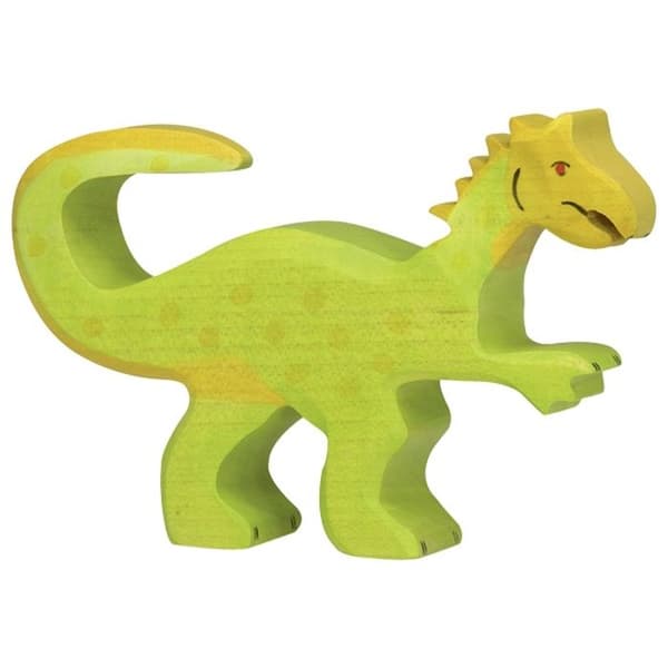 HOLZTIGER - 80339 - FIGUR - OVIRAPTOR grönt och gult