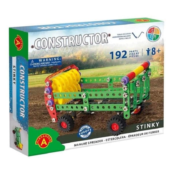 Alexander Toys - Constructor Stinky - Gødningsspreder Grön