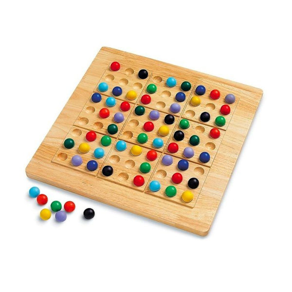 Brädspel - RIVIERA GAMES - Rainbow Sudoku - Mixed - 8 år - Beige - Trä Beige