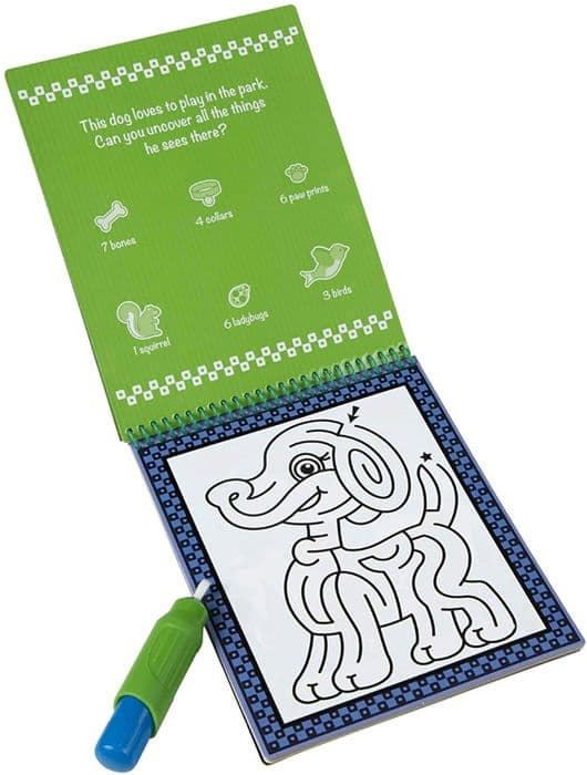 Melissa & Doug - Water Wow! Dyr labyrinter Röd