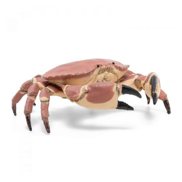 Krabbe Figur Enfärgad