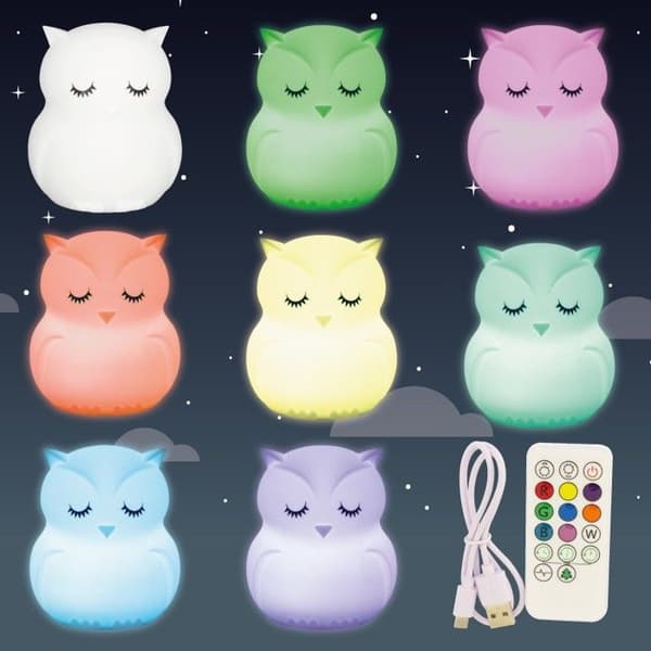 Ulysse - Small Owl nattlampa Vit