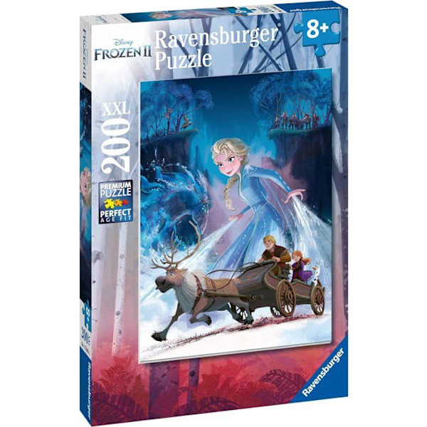 Frozen 2 Puzzle - Ravensburger - 200 XXL-bitar - Mystisk skog - Barn 8 år och uppåt Flerfärgad