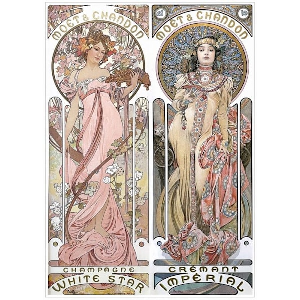 Puzzle Michèle Wilson - Champagne de Mucha - WILSON PELEJÄT Beige