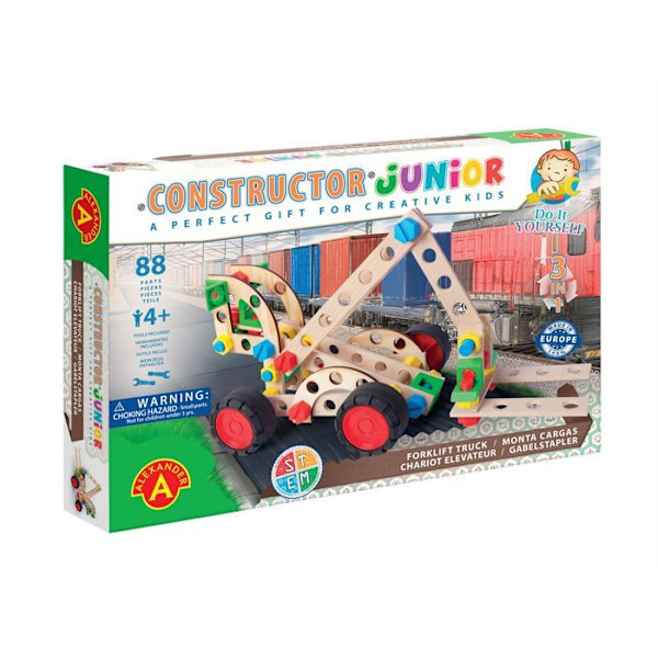 Alexander-lelut - Konstruktor Junior 3x1 - Trukkihyödyke Beige