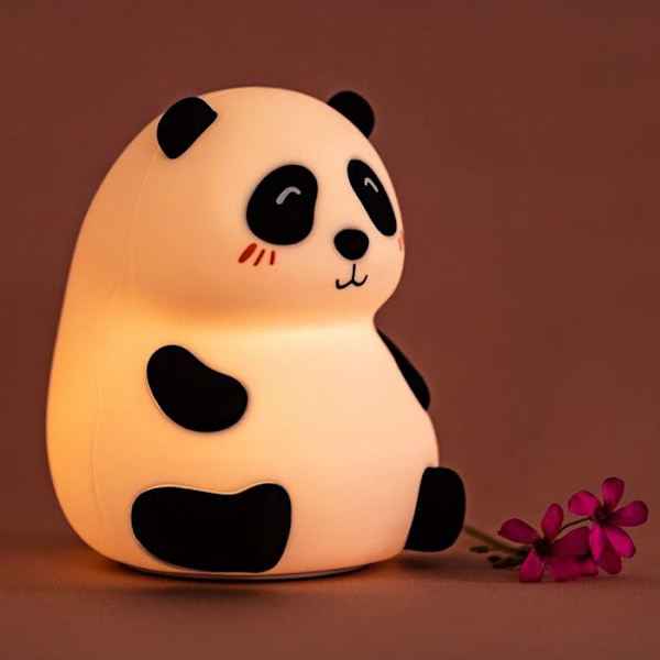 Ljuslykta med fjärrkontroll Panda Flerfärgad