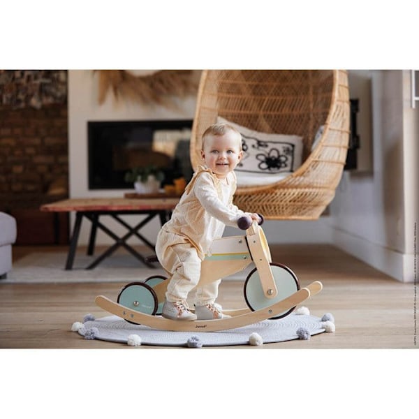 Trehjulig 2 i 1 Vippcykel Flerfärgad