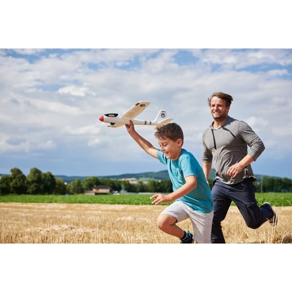 HABA Terra Kids samlesæt til børn - Styrofoam flyver - 48 x 48 cm Vit