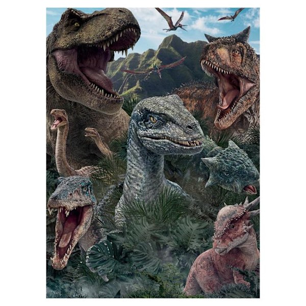 Palapeli 150 palaa: Jurassic World 3: Jurassic Worldin dinosaurukset