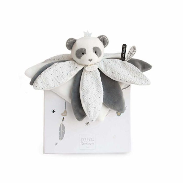 DOUDOU ET COMPAGNIE Unelmienpyydystäjä - Panda Doudou 26cm Vit