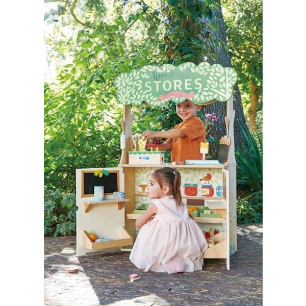 Tender Leaf Toys - Woodland Merchant and Theatre - DAM Beige