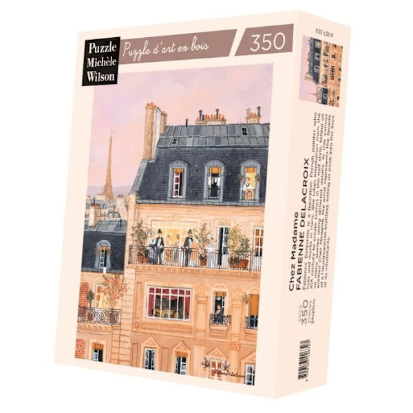 Träkonstpussel - MICHELE WILSON PUZZLE - Chez Madame - Målningar och målningar - Vuxen - 350 bitar