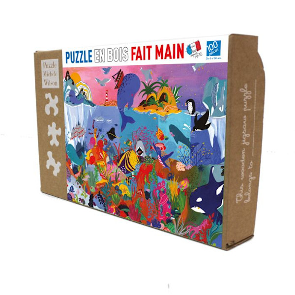 Puzzle Michèle Wilson - Alla haven av Mathilde Joly - WILSON JEUX kastanj
