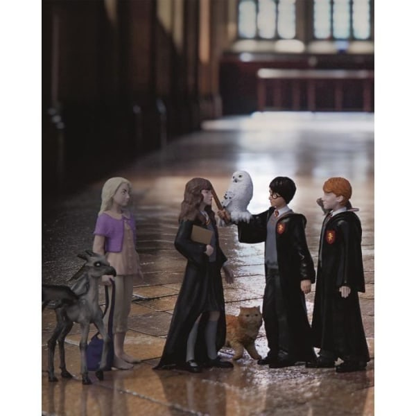Ron och Scabbers, figur från Harry Potter®-universum, för barn från 6 år och uppåt, 4 x 2 x 10 cm - schleich 42634 WIZARDING WORLD